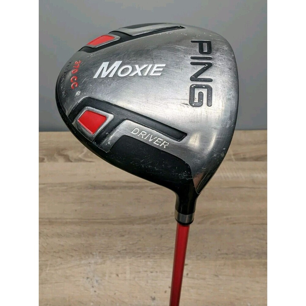 Ping Moxie 370cc Titanium Driver Graphite Youth Flex Ping Grip Right-Handed